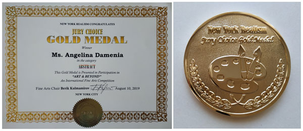 მხატვრებმა ანგელინა დამენიამ და გელა ფილაურმა ნიუ-იორკში ოქროს მედლები მოიპოვეს