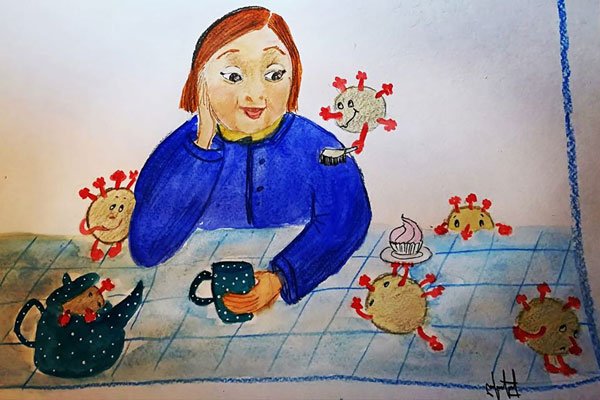 მარინა ეზუგბაია მხატვრების მუზაა