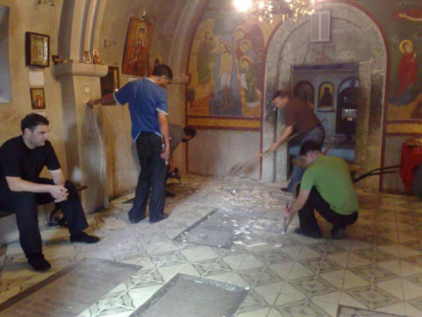 ვანდალიზმი ნავთლუღის წმინდა ბარბარეს ეკლესიაში