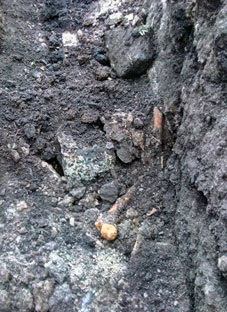 წალკაში გვიანი შუა საუკუნეების სამარხები დაანგრიეს