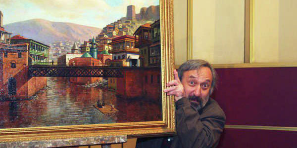 ჯოვანი ვეფხვაძის ნახატები ხელოვნების სასახლეში